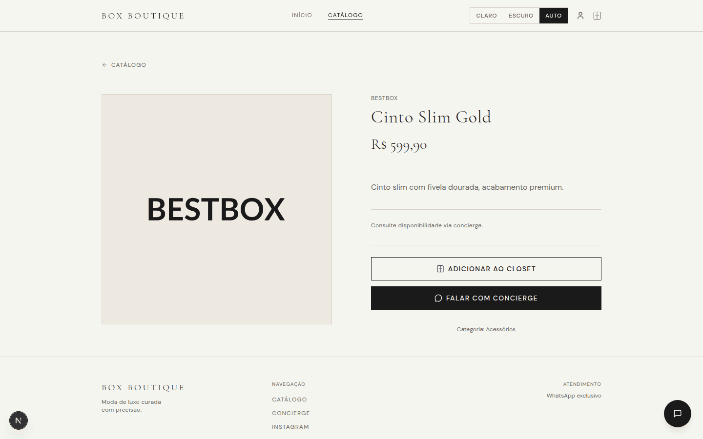 Tela 4 de Box Boutique